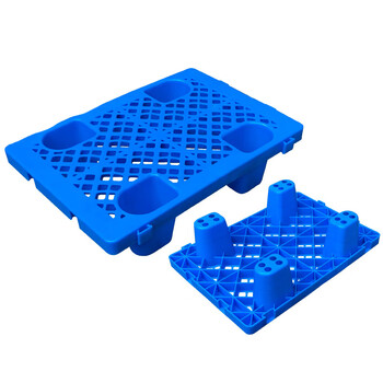 伏兴 网格托盘 塑料托盘仓库防潮栈板定制物流叉车托板周转垫板 网格四脚50*35*12cm