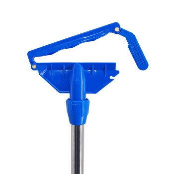 益美得 不锈钢杆棉线蜡拖商用棉纱拖把物业保洁吸水地拖墩布 拖布头2块装