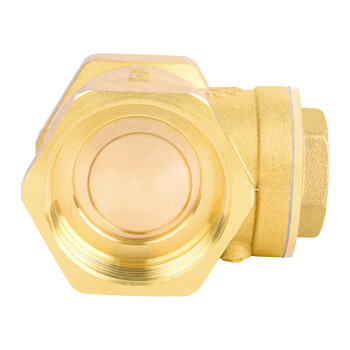匡建仪表（CONJANT）卧式黄铜止回阀 内螺纹加厚单向阀 逆止阀水泵阀水管水表阀 DN40 