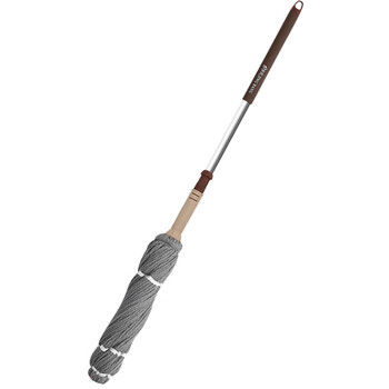 兰诗（LAUTEE）YMJ-001 不锈钢杆免手洗拖把自拧水旋转拖把 干湿两用墩布纤维绳