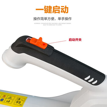 奥晟机械（AOSHENG）H18CF01锂电吹风机 清灰除尘 园林手持式吹树叶吹尘机 配2Ah电池【黑色】