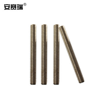 安赛瑞 不锈钢丝杠/丝杆 全螺纹牙条通丝全牙螺杆牙棒机牙螺丝杆M18×1000mm 430264