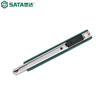 世达（SATA）93424A 9MM锌合金美工刀 93424A 钢