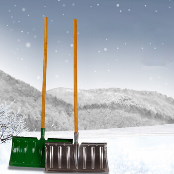 兰诗（LAUTEE）DM-2109 钢制推雪板 马路环卫除雪铲 除雪锹大号除雪工具 颜色随机