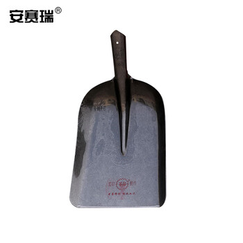 安赛瑞 煤锹头 大铁锹头 锰钢大方锹 铲雪除冰铁锹 园林农用防汛抗洪铁铲 大号 不含木柄26351