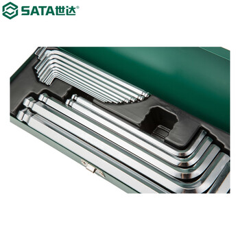 世达（SATA）09141 14件加长球头内六角扳手组套