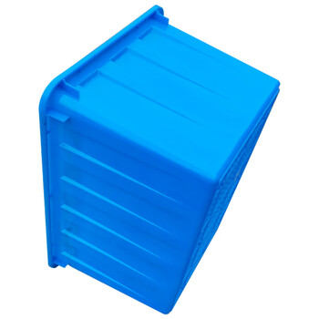海斯迪克 HKCC11 长方形塑料水箱 蓝色400款外径965*750*665mm无盖 养殖箱周转分拣箱胶箱海鲜水产周转箱