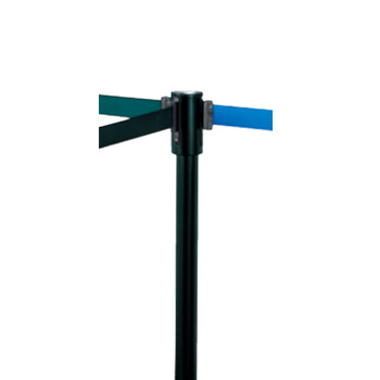 南 LG-S2 伸缩带栏杆座 黑色  银行隔离带警戒线围栏护栏排队栏