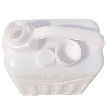 兰诗（LAUTEE）DB8015 塑料桶扁方桶储水桶加厚酒壶酒桶花生油桶20L 容量40斤/2个装