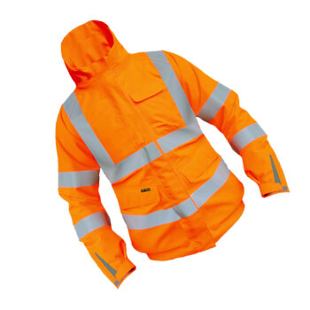 博迪嘉 GN902 防风防雨警示工作服 荧光橘红色（件）S-3XL