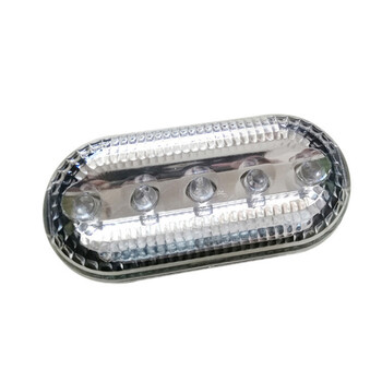 金诗洛 KSL121 红蓝led爆闪肩灯 警示灯肩夹式闪光器安全尾灯警示巡逻肩灯 电池款（需自备电池）