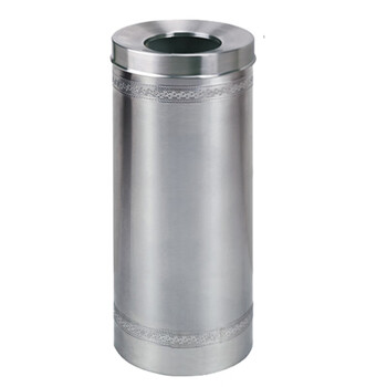 南 GPX-180A 南方废纸垃圾桶 砂纹钢 商用酒店宾馆客房不锈钢垃圾桶 果皮桶 房间桶