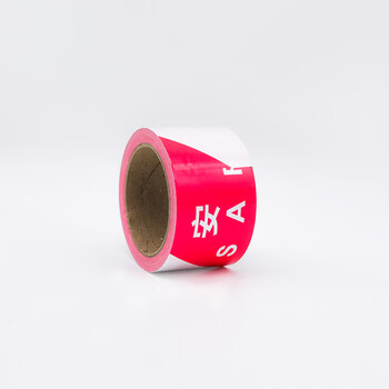 鸣固 一次性警戒线 1卷100米安全隔离警示线 交通工程警告分隔带警戒线 红白注意安全