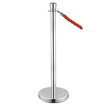 南 LG-G 大皇冠头栏杆座  镜钢 挂绳栏杆座 银行隔离带警戒线围栏护栏排队栏