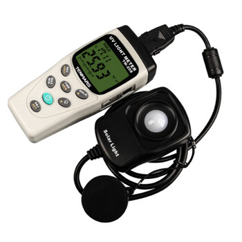 泰玛斯 TM-208 多功能高精度照度计紫外线照度仪太阳能功率测量 1年维保