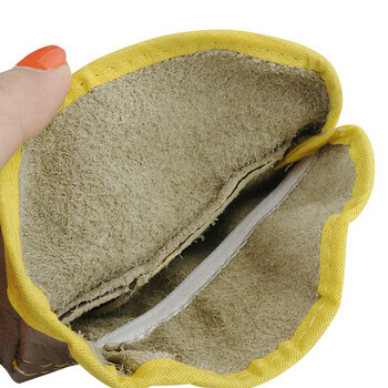 谋福 CNMF 9417 全牛皮电焊手套 电焊防护手套 焊工手套 焊接手套 劳保手套 (柔软款 深色)