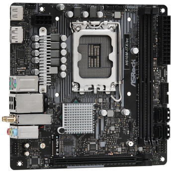 华擎（ASRock）H610M-ITX/ac 迷你主板 支持cpu 12600KF/12400F/13600KF（Intel H610/LGA 1700）
