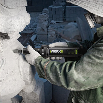 威克士（WORX）直磨机WU716抛光雕刻打磨机550W后开关直向磨光机电磨头 后开关