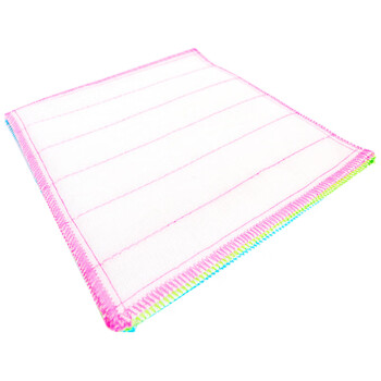 海斯迪克 HKW-251 多用途抹布（100片）清洁布餐厅洗碗布 洗洁巾 5层30*30加厚棉