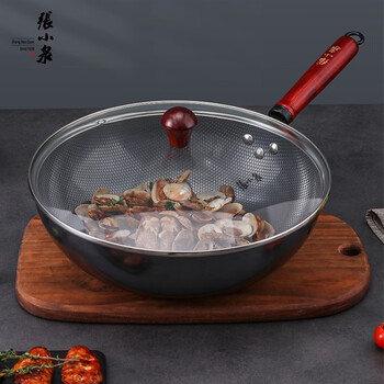 张小泉嘉岚珍珠铁锅 家用炒菜锅具少油烟 家用灶具通用C30710100