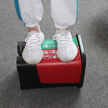 冰禹 BY-3040  垃圾桶 塑料 分类脚踏式 户外环卫连体 双垃圾桶 上海分类垃圾桶40L蓝黄款