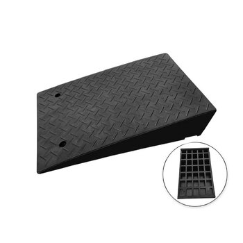冰禹 BYlf-105 橡胶台阶垫 马路牙子斜坡垫板 三角垫便携式 塑料50*22*5cm