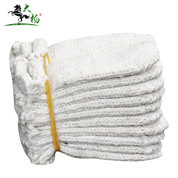 大杨352棉纱手指套 400个 白色 防滑耐磨透气纱线手指头套 手工作业防尘线指套 定制
