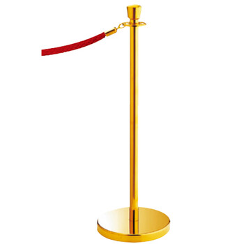 南 LG-C 皇冠头栏杆座 镜金 隔离带伸缩带机场银行排队护栏警示带