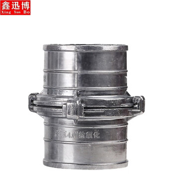 鑫迅博 水带接头农用消防水带快速活接头接扣两个4寸