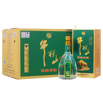 牛栏山 白酒 浓香型 陈酿白酒(绿盒) 42度 500ml*6瓶