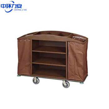 中环力安【带门盖布草车】新布草车酒店双边客房工作车收纳布草车房口车清洁服务车推车 