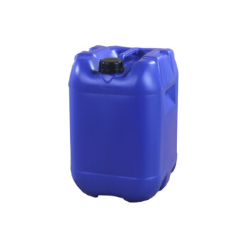 兰诗（LAUTEE）DA2203 塑料桶蓝堆码桶密封化工桶白色方桶包装桶 25L蓝色A款