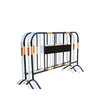 鼎红 铁马护栏市政隔离栏可移动防撞围栏交通设施道路施工围挡白色铁马-红膜带铁板