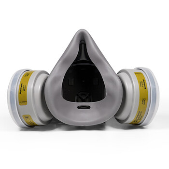 霍尼韦尔（Honeywell）防毒面具 防甲醛防酸/碱性气体5500+75SC防尘面具一套组合