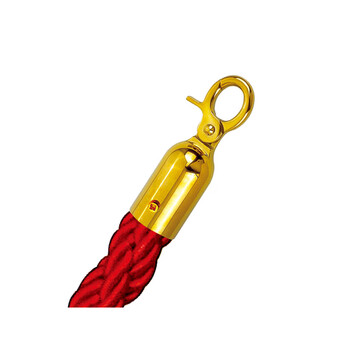 南 LG-S 带锁栏杆绳 S型 钛金头 红色 栏杆座专用挂绳1.5米 带锁栏杆绳