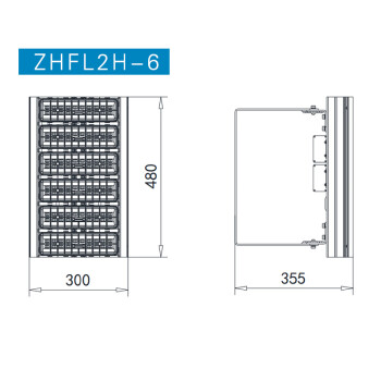 正辉恒品（ZHHP） ZHFL2H-6 LED投光灯