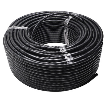 海斯迪克 HK-546 电线电缆保护套穿线软管 PE波纹管聚乙烯pe蛇皮管 塑料波纹管 AD28.5(50米）