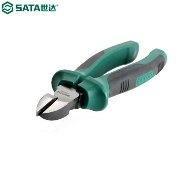 世达（SATA）72303B  省力型斜嘴钳8"