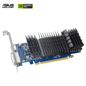 华硕（ASUS）GeForce GT1030-SL-2G-BRK  办公半高 刀卡设计 家庭娱乐显卡