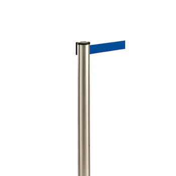 南 LG-W 铝合金伸缩带栏杆座  砂光银 两米隔离带警戒线围栏护栏排队栏