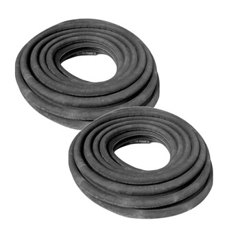聚远 JUYUAN 1001 黑色夹布橡胶水管  内径51mm*3层*18米