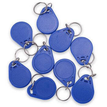 飞尔（FLYER）IC卡扣 安全警示标识小区门禁卡扣  电子门禁卡【IC卡扣-100个 蓝色】