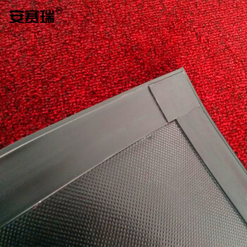 安赛瑞 消毒地垫 商用鞋底消毒地垫吸尘吸水脚垫 1平米起订 沾酒精消毒水吸水垫 公司地垫 定制款 红色26959