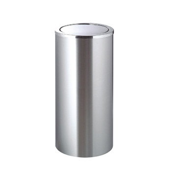 南 GPX-110C 南方港式垃圾桶 翻盖垃圾筒公用不锈钢垃圾箱果皮桶 砂钢 内桶容量24升