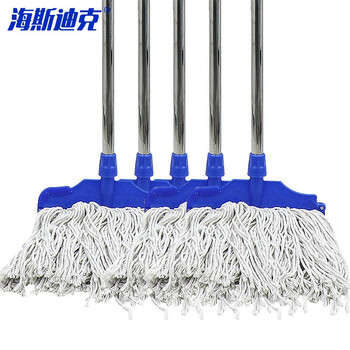 海斯迪克HKxy-65 吸水拖把 清洁蜡拖 墩布拖布地拖可拆卸打蜡拖把 【5套】