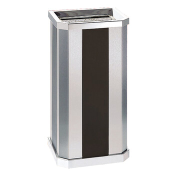 南 GPX-19D 南方座地烟灰桶 镜钢头砂钢身 座地垃圾桶垃圾箱果皮桶