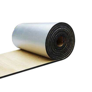 波浩 BOHAO 3CM厚度 B1级 带铝箔黑色橡胶保温板 3CM厚度 B1级自粘型 宽1米