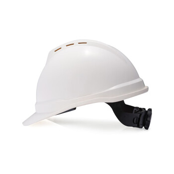 梅思安ABS豪华型安全帽超爱戴帽衬白色针织布吸汗带D型下颏带可印字1顶
