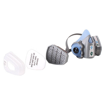 以勒 CKH-0307+M+G 自吸过滤式防毒半面具 喷漆农药甲醛防尘口罩 防毒气实验室 7号套装