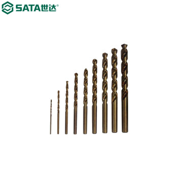 世达（SATA）52332 10件套直柄含钴麻花钻3.2 MM